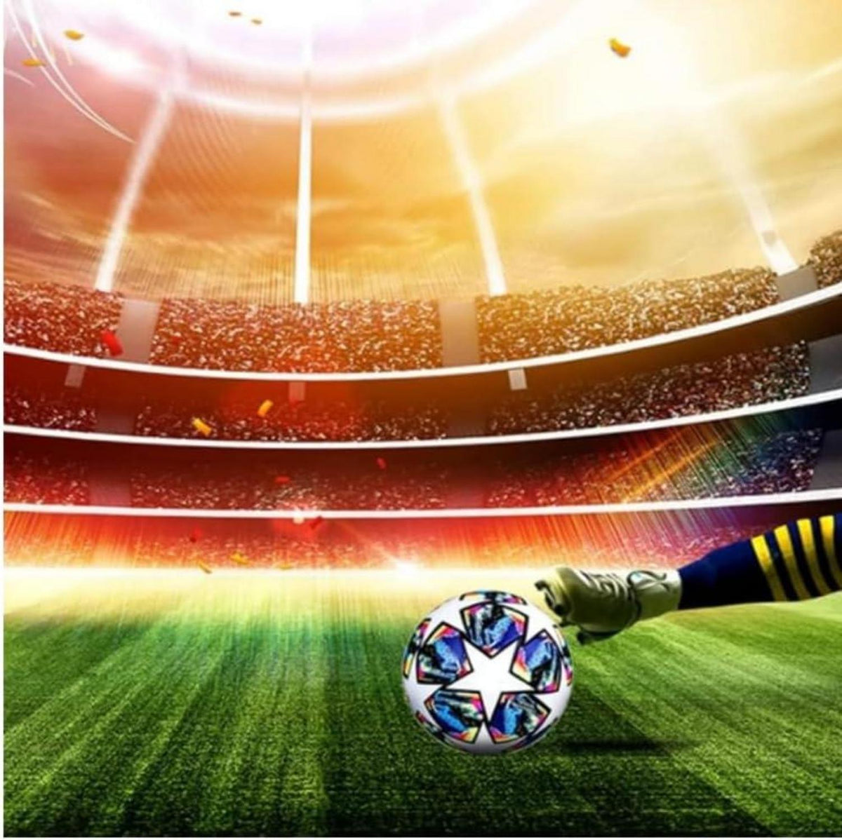 YTYLBD 2024 Champions League Fußball Nr. 5 Ball für Fußballfans