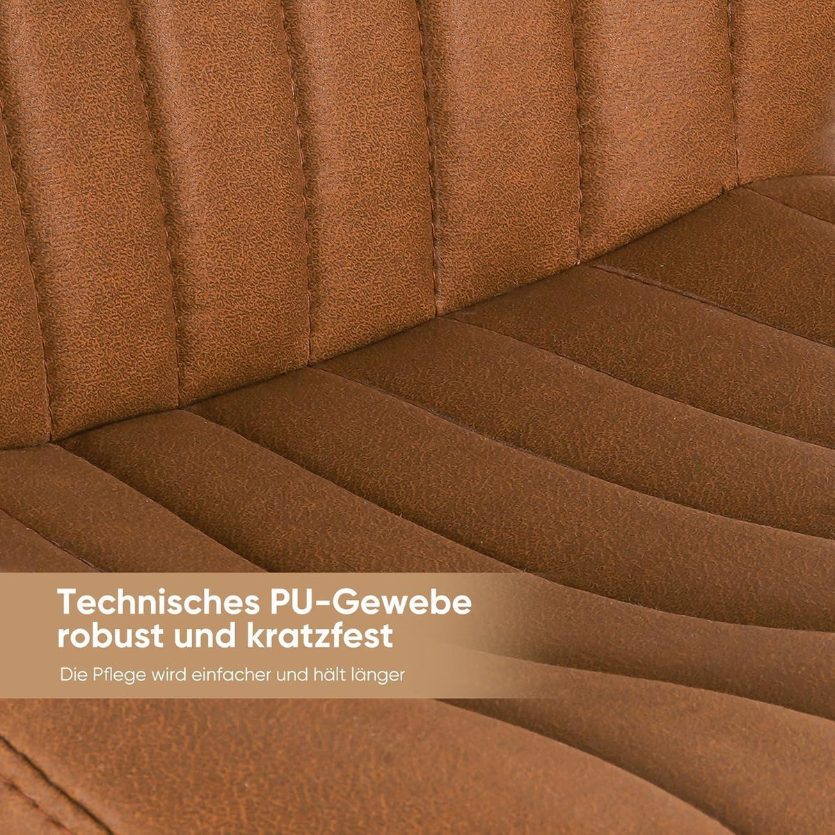 Verstellbarer Barhocker mit Fußstütze & 360° Drehung