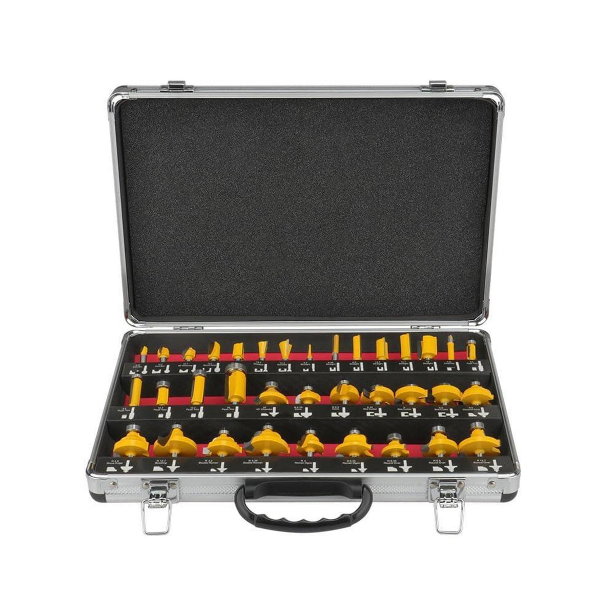 Fräser Set 35-teilig 6mm Schaft für Oberfräse Holzbearbeitung