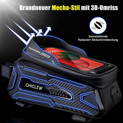 Fahrradtasche Rahmen Wasserdicht Mecha-Style mit Touchscreen