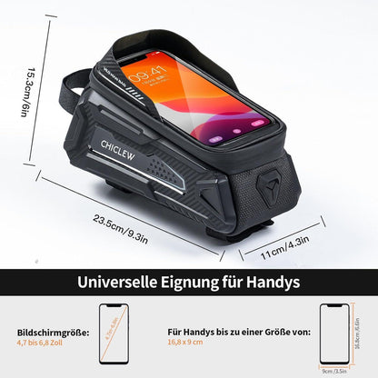 Fahrradtasche Rahmen Wasserdicht Mecha-Style mit Touchscreen