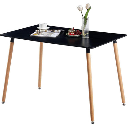 Esszimmergruppe für 4 Personen – Rechteckiger Esstisch mit 4 Stühlen