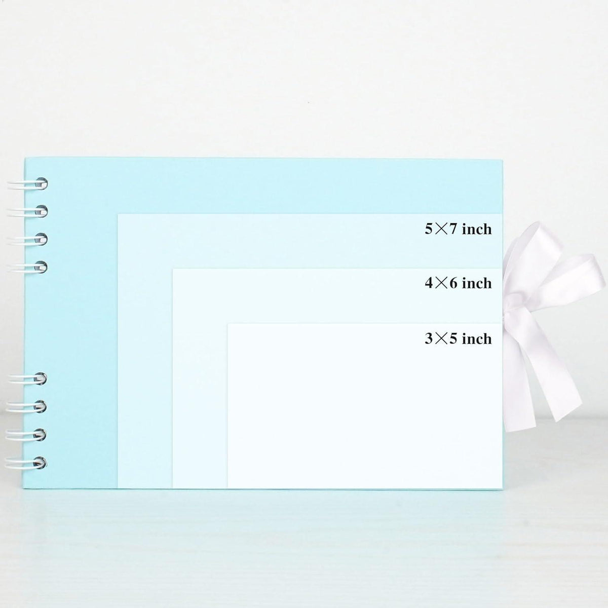 DIY Fotoalbum zum Selbstgestalten, 21,5 x 29 cm, Hellblau