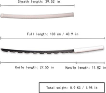 Samurai Schwert aus echtem Metall 104cm - Cosplay Anime