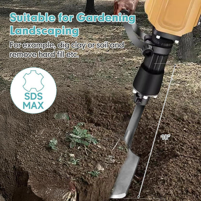 SDS-Max Tonspaten Meißel aus Legierungsstahl für Garten & Bau
