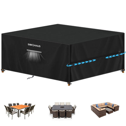 Gartenmöbel Abdeckung XXL 300x250x100cm – Wasserdicht & Belüftet