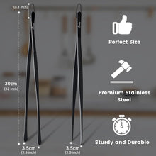 Kochpinzette Edelstahl 30,5 cm Set 2 professionelle