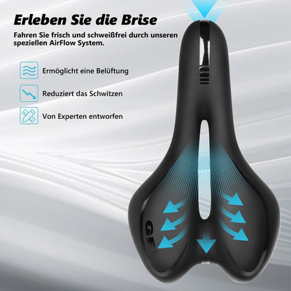 Fahrradsattel Herren Gel MTB Sattel Damen Wasserdicht Hohl