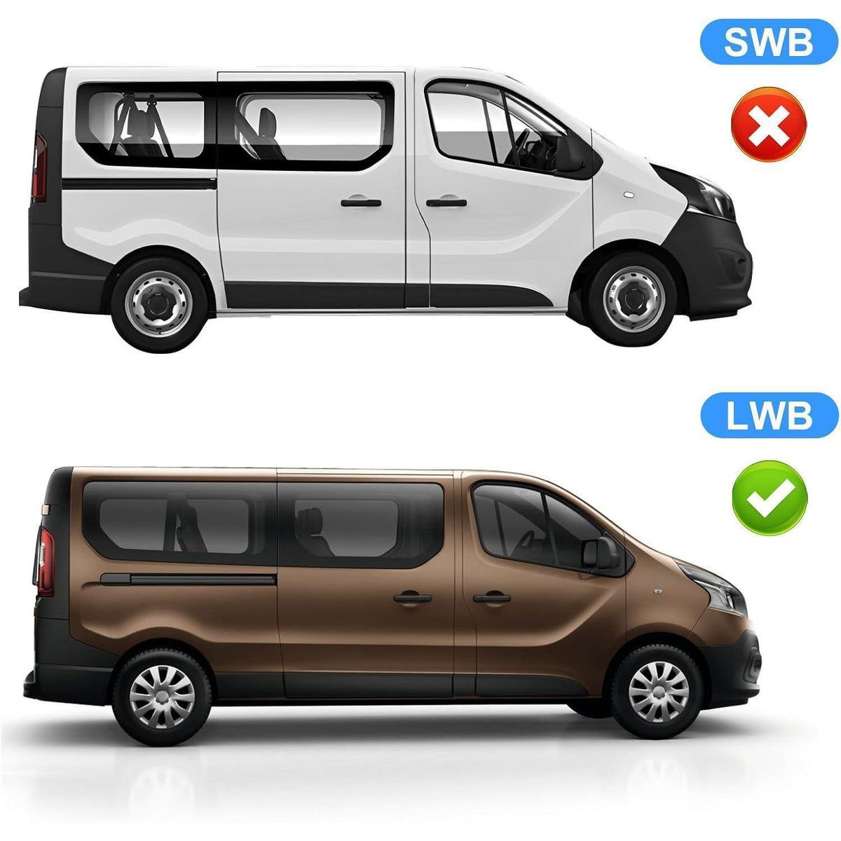 Windschutzscheibenabdeckung für Renault Trafic LWB 2001-2014