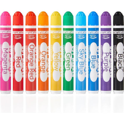 Auswaschbare Dot Marker für Kinder, 10 Farben, ungiftig