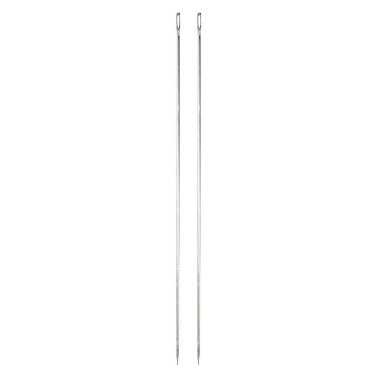 Polsternadeln extra lang 30cm - 2er Set Edelstahl
