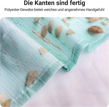 Duschvorhang 240x200cm Schale Antischimmel Textil wasserabweisend
