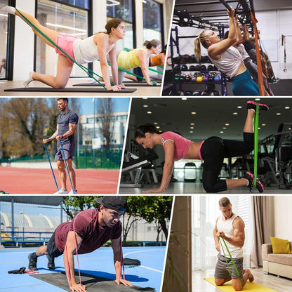 Günstiges Widerstandsbänder Set 5er Set Fitnessbänder