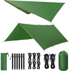 VOSOIR 3x4M Wasserdicht Ultraleicht Camping Zeltplane Schutz