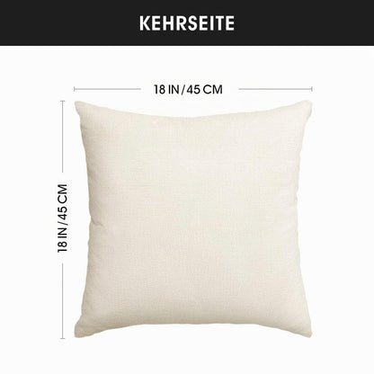 Kissenbezüge Klatschmohn 4er Set 45x45 cm Rosa/Beige