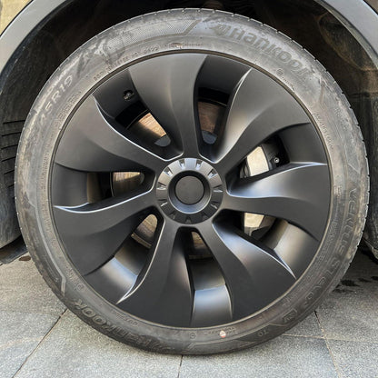 Radkappen Tesla Model Y 19 Zoll, Matt Schwarz