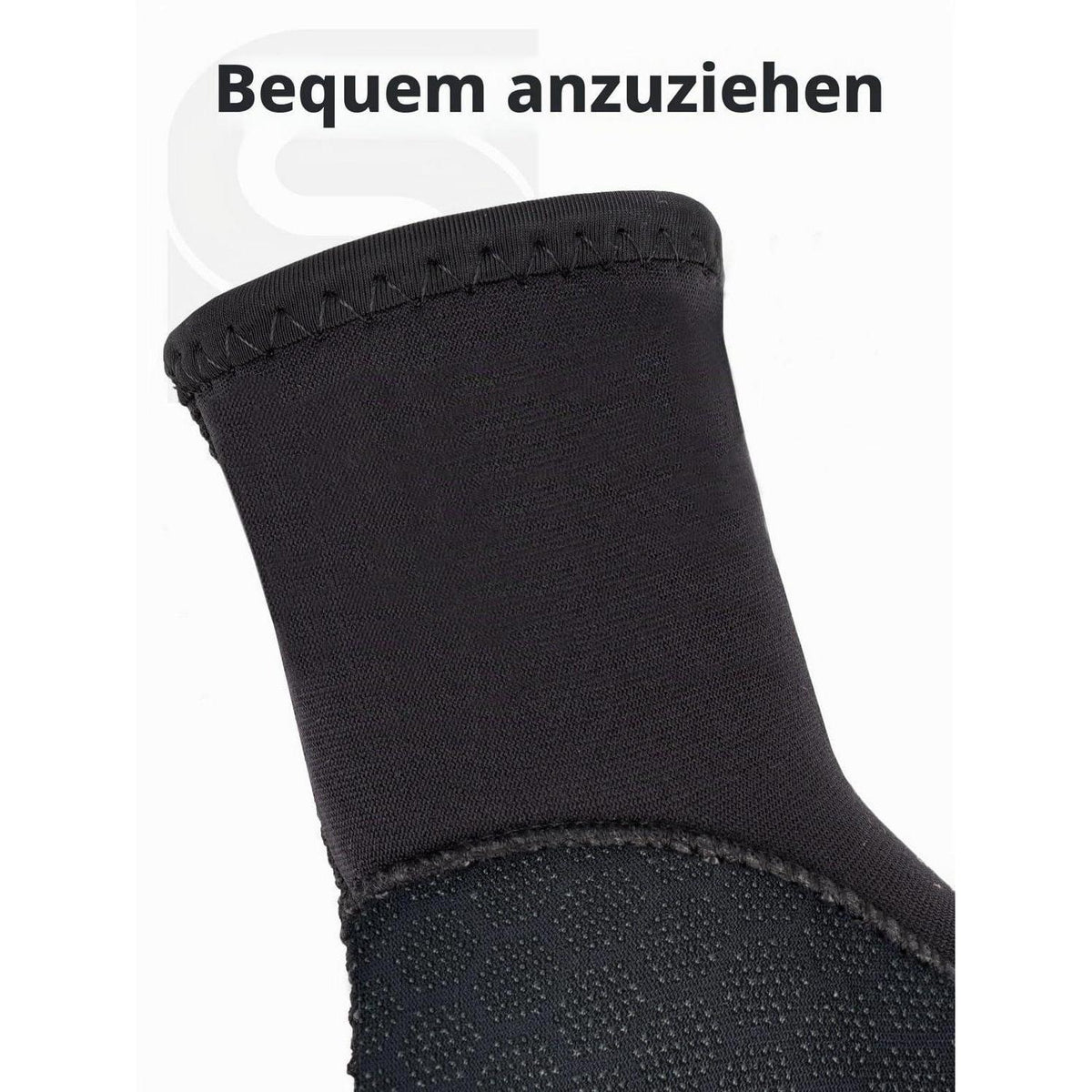 Neoprenhandschuhe 3mm Herren Damen für Wassersport L Schwarz
