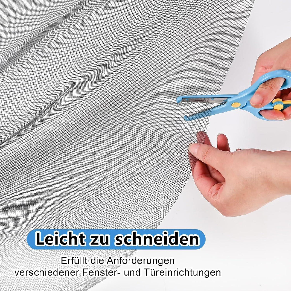 Fiberglas Fliegengitter Meterware 270x150cm – Insektenschutz für Fenster & Türen