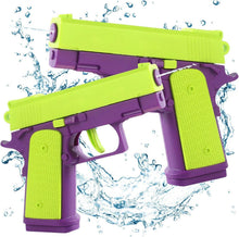 2er Set Hochwertige Wasserpistolen für Kinder Blau Grün