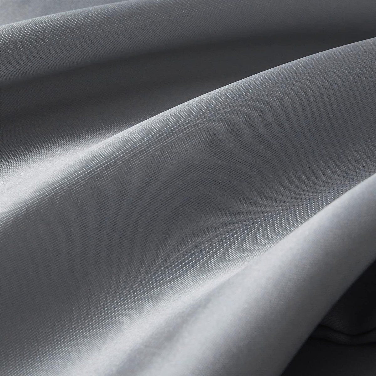 Graue Bettwäsche-Set 200x220 cm | Satin Microfaser Luxus