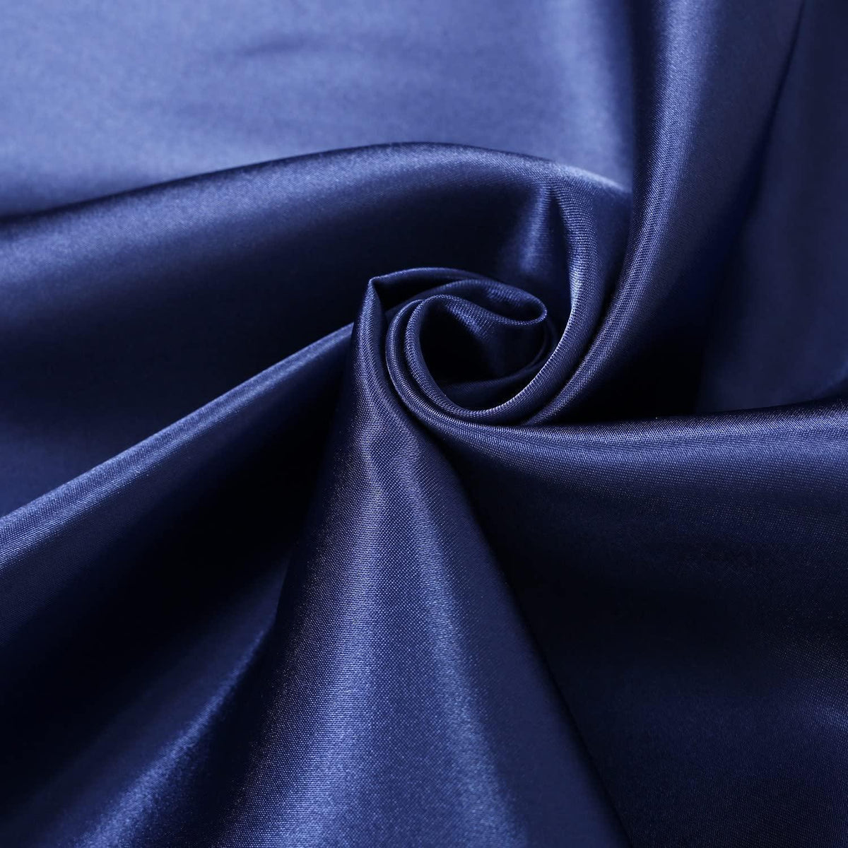 Bettwäsche-Set 135x200cm, 4-teilig, Blau, Satin Glanz