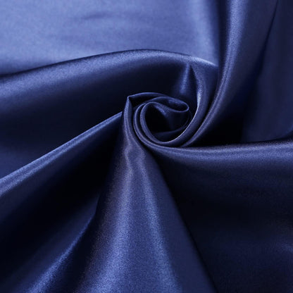 Bettwäsche-Set 135x200cm, 4-teilig, Blau, Satin Glanz