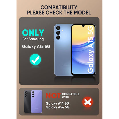 Schutzhülle für Samsung Galaxy A15 mit Ständer & Gürtelclip