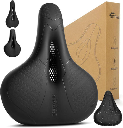 Toptrek Fahrradsattel Memory-Schaum Bequem Damen Herren MTB