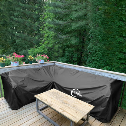 Loungemöbel Abdeckung L-Form Wasserdicht & Winterfest