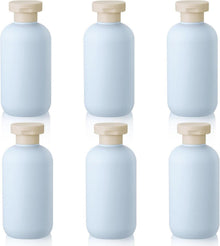 Nachfüllbare Kunststoff Reiseflaschen Set 200ml Hellblau