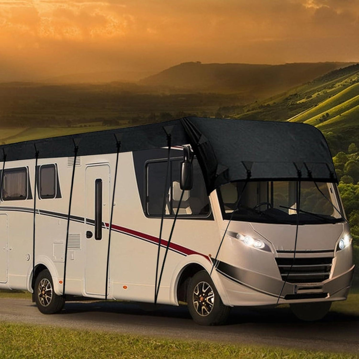 Wohnmobil Abdeckung 6.5 x 3m – Wasserdicht & UV-Schutz