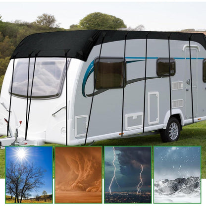 Wohnmobil Dachabdeckung 5x3m | Wetterfest, Atmungsaktiv & UV-Schutz
