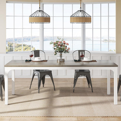 Industrietisch Esstisch Eiche für 6-8 Personen 200x70 cm