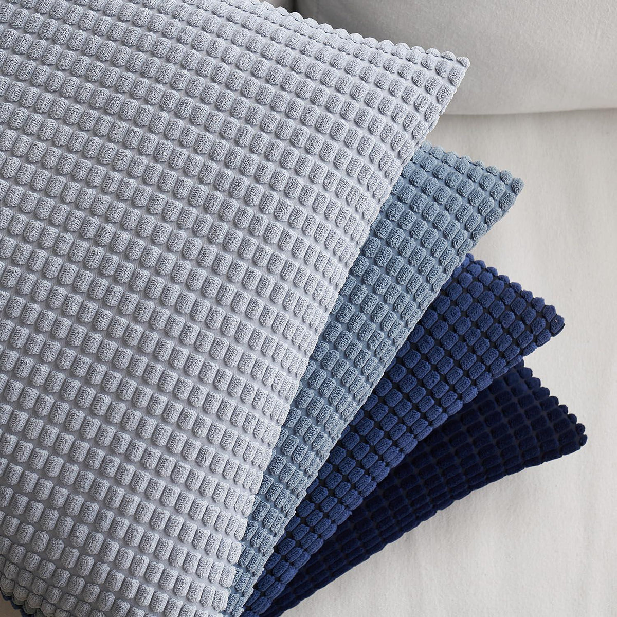 Set Kissenbezüge Kordsamt Dekorative Weich Couch 50x50cm