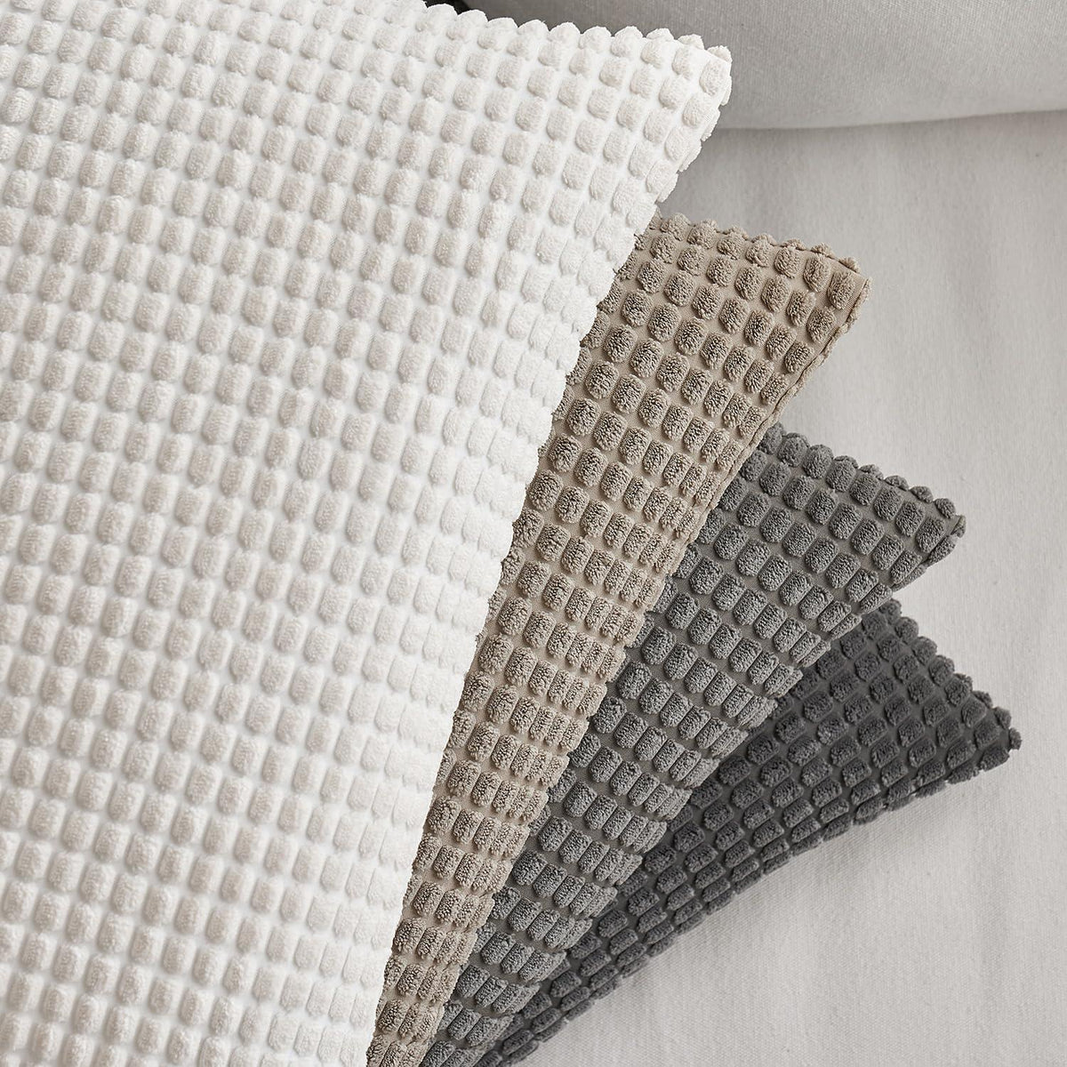 Weicher Kordsamt Kissenbezug 4er Set Dekokissen 40x40 cm