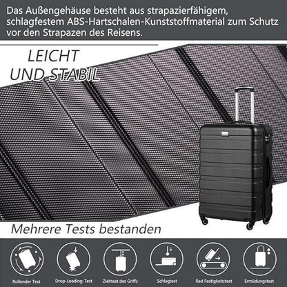 COOLIFE Koffer Set 2tlg (S+M) – Hartschale mit TSA-Schloss