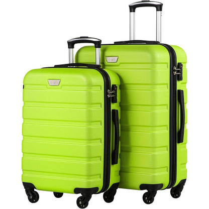 COOLIFE Koffer Set 2tlg. (S+M) – Hartschale, Apfelgrün