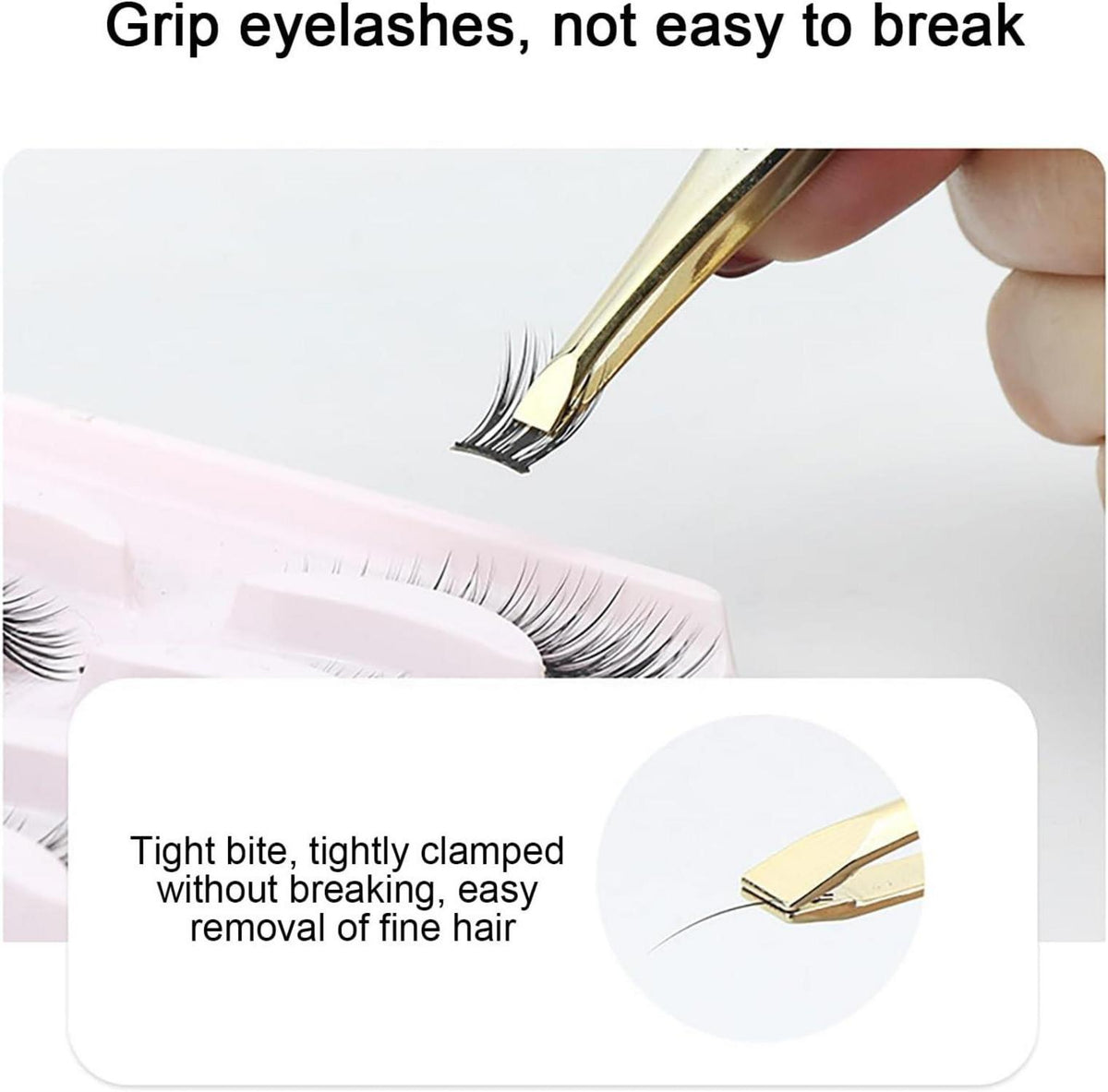 Pinzetten Set Präzisions Pinzettenset Haar-Zupfpinzetten Augenbrauen