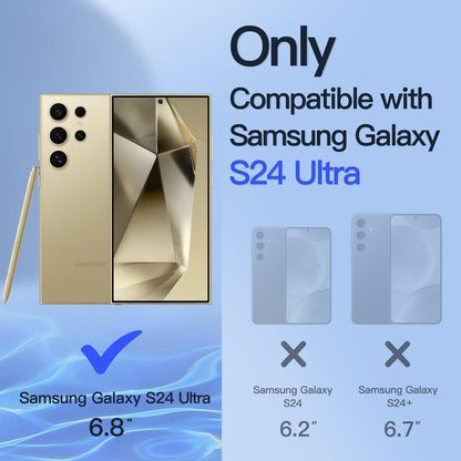 Sichtschutzfolie für Samsung S24 Ultra 5G, Anti-Spähen TPU