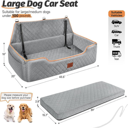 Hundeautositz für Große Hunde – Komfortabel & Sicher