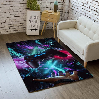Gaming Teppich 120 x 160 cm – Komfortabler Teppich für Gamer Zimmer