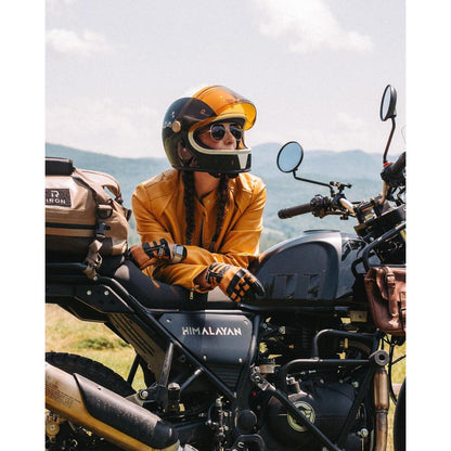 Wasserdichte Motorrad Gepäckrolle 50L – Braun