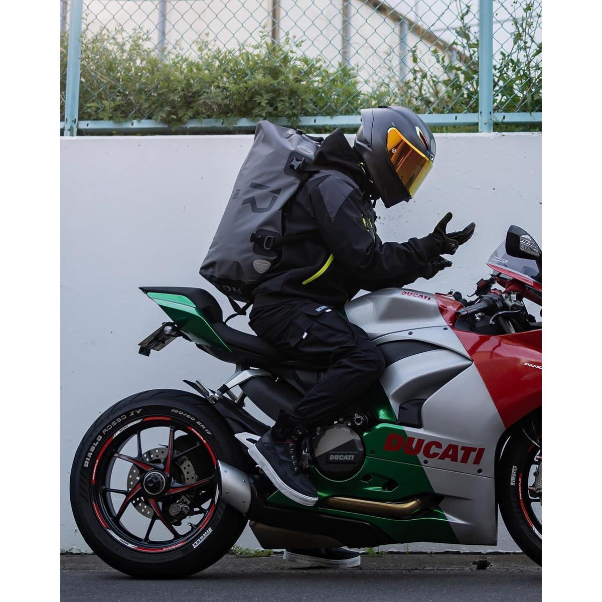 Wasserdichte Motorrad Gepäckrolle 50L – Vielseitige Hecktasche