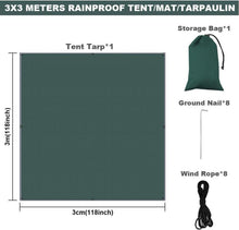 Flintronic Tarp 3x3m Ultraleicht Wasserdicht Sonnensegel