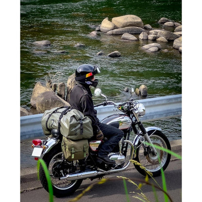 Motorrad Hecktasche 50L wasserdicht – Gepäckrolle für Touring