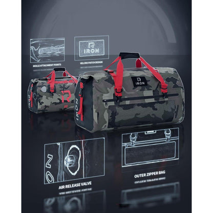 Motorrad Gepäckrolle 30L wasserdicht – Hecktasche für Touring