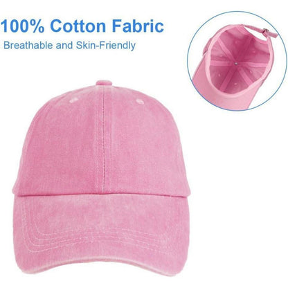 Retro Baseball Cap Unisex – Baumwoll-Basecap mit Schirm