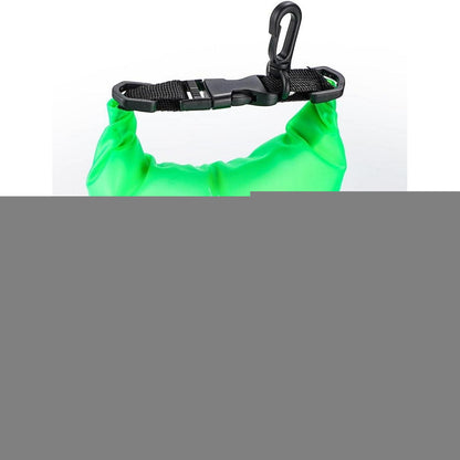 Wasserdichte Tasche 2L Grün mit Schultergurt für Wassersport