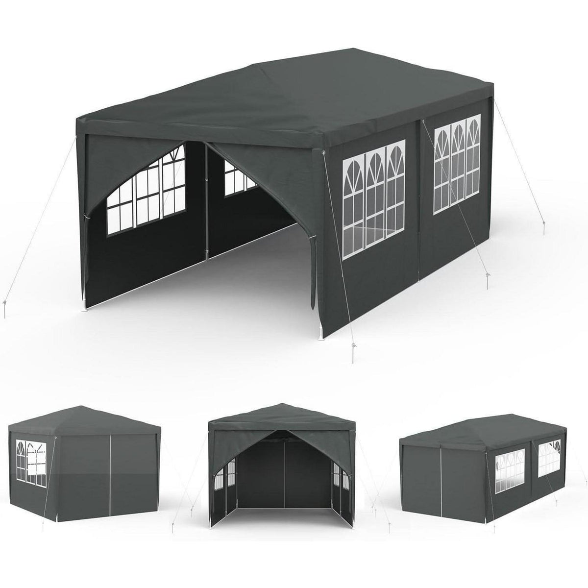 Party Zelt 3x6m – Wasserdicht & Robust für Garten & Camping