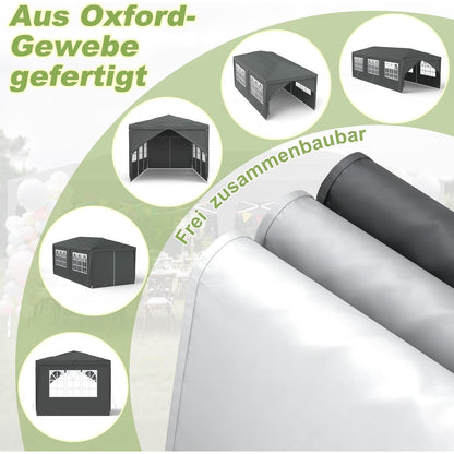 Party Zelt 3x6m – Wasserdicht & Robust für Garten & Camping